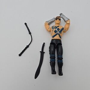 Vintage Mortal Kombat Johnny Cage‎ GI Joe Action Figure Hasbro W Weapons Hasbro